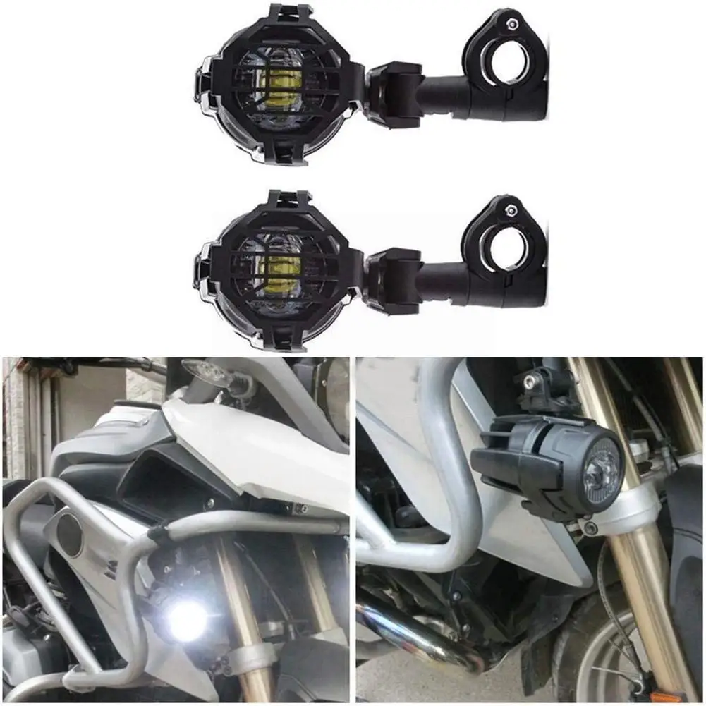

1set For BMW Waterfowl Motorcycle Spot Light LED Fog lighting Light F800 R1200GS For BMW Auxiliary Motorcycle for ktm