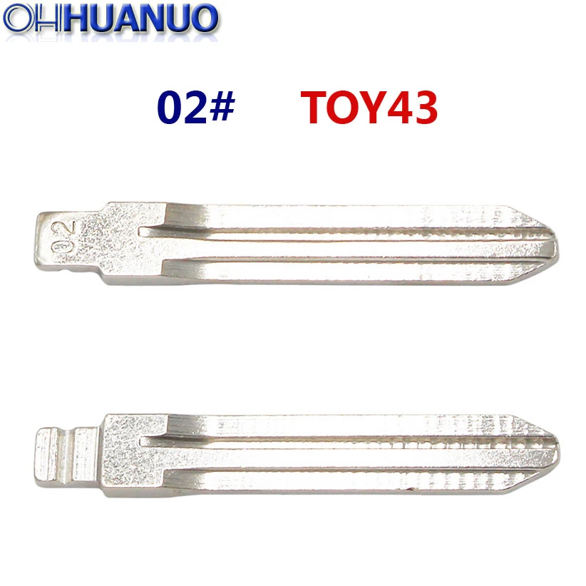 2 шт./лот 02 # Универсальный для KD дистанционного ключа необработанное пустое