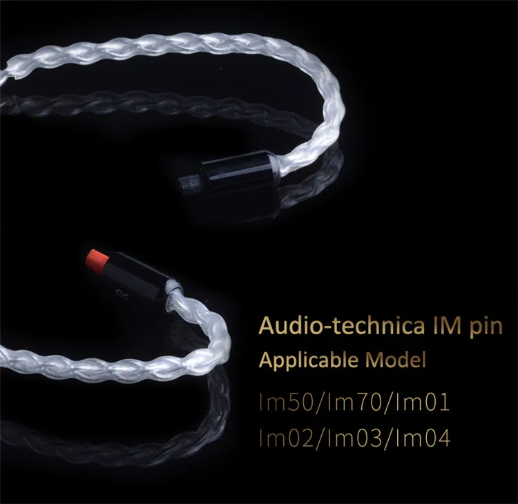 Кабель для наушников CABLETIME hi fi провод улучшенный акустический сменный кабель