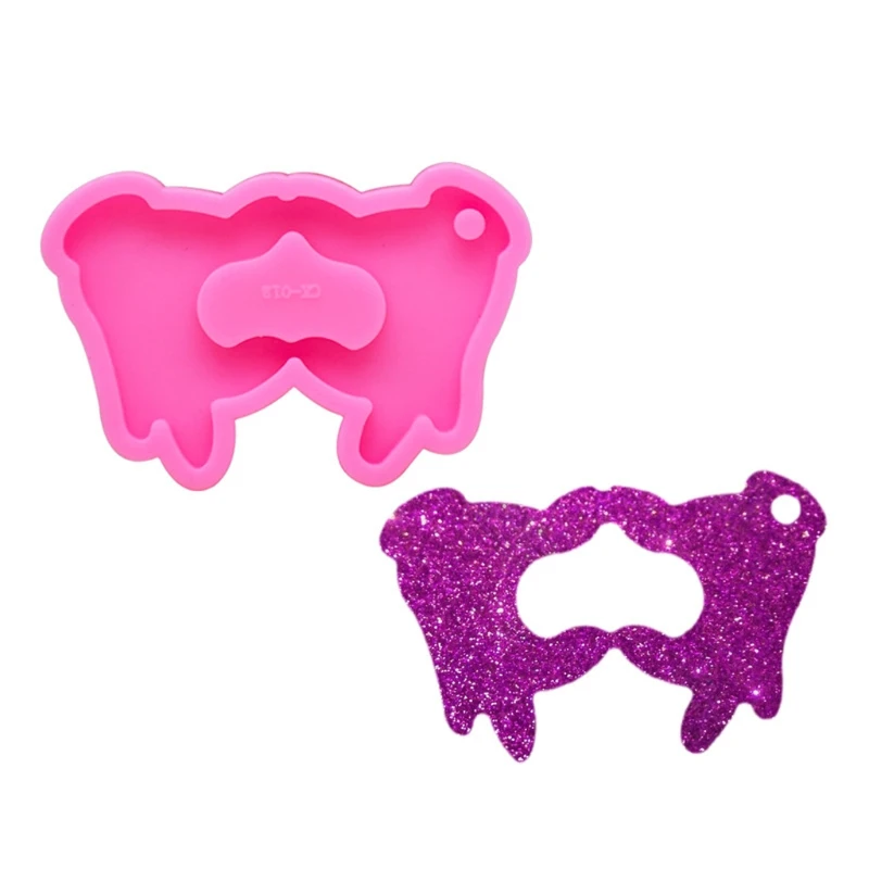 

13MC Heart Posture Pendant Keychain Resin Casting Mold Hand Heart I Love You Valentine's Day Pendant Epoxy Resin Mold Tools