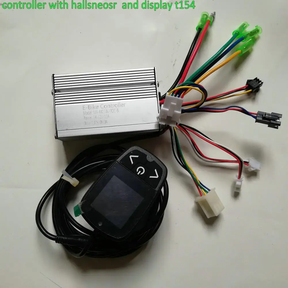 TFT дисплей editable+ контроллер 24v36v48v350w 6mosfet+ двигатель 8 дюймов 45 мм Открытие электрический велосипедный скутер MTB конверсионный комплект