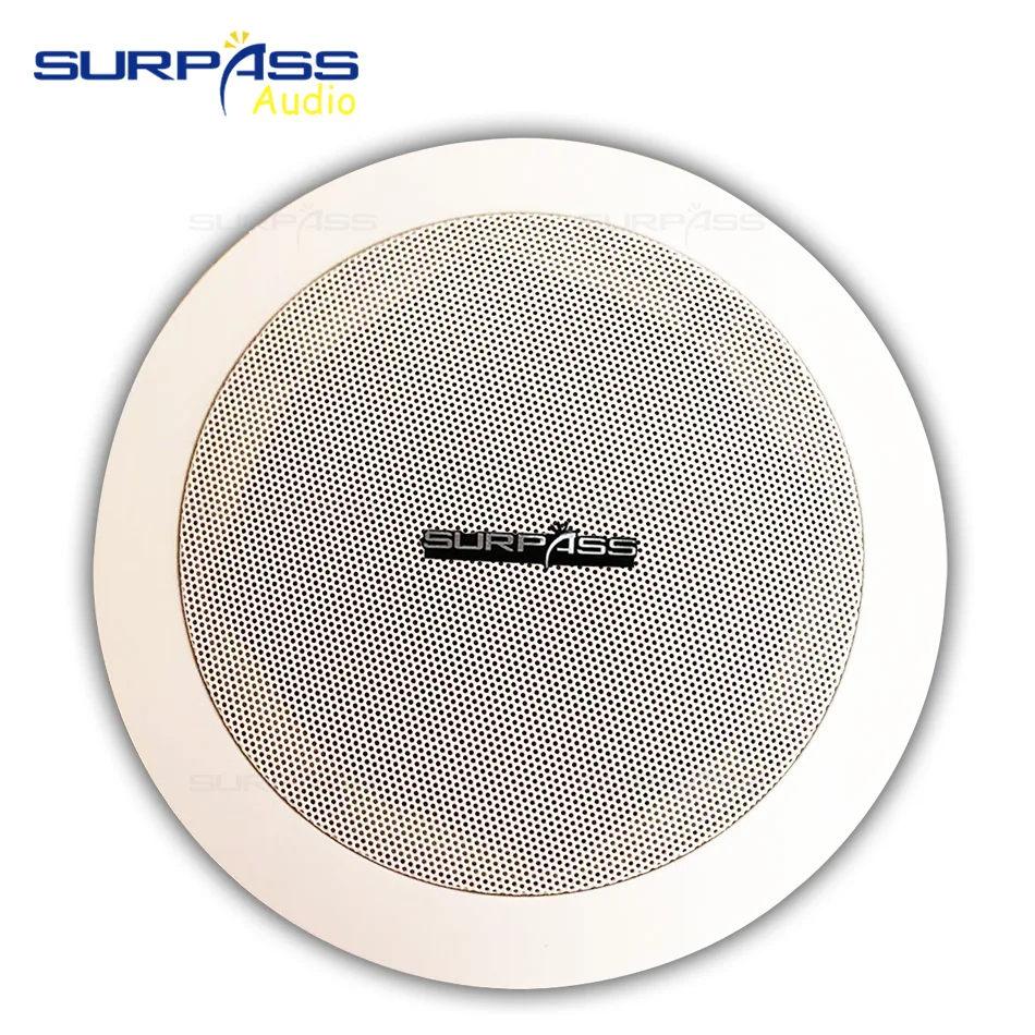 Домашний потолочный динамик 6 дюймов настенный белый цвет напольный громкий s