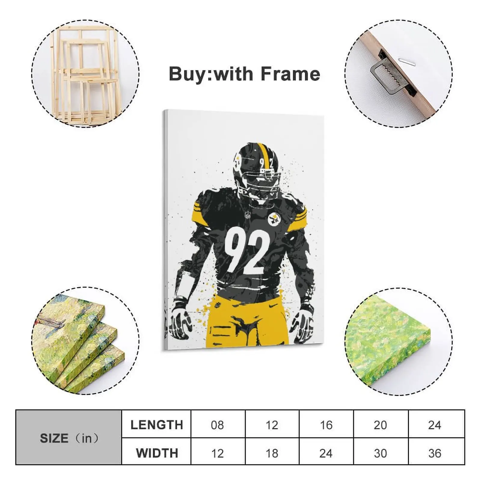 

Decor 92 James Harrison Print Painting Canvas Hang A Picture for Living Room Wall Room Posters With Frame Modern Home