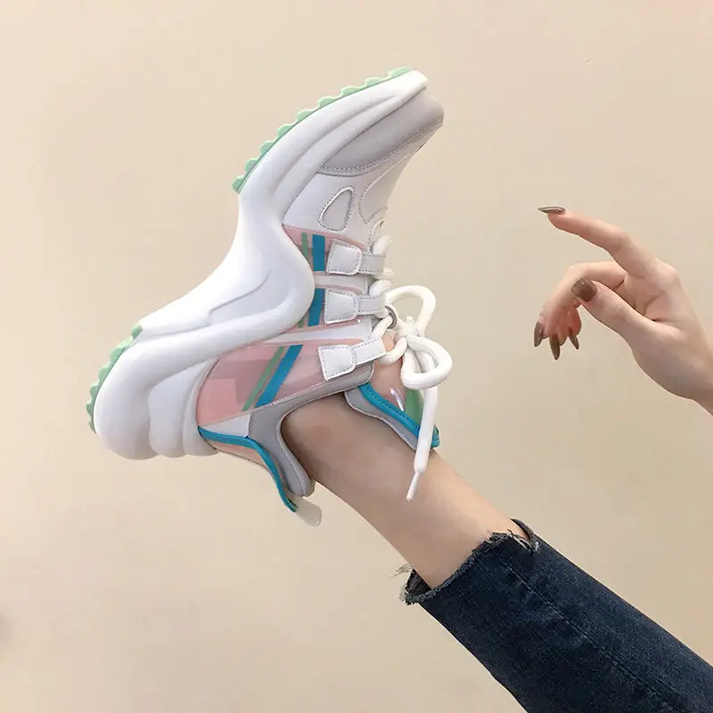 Лидер продаж Модная обувь Ультрадышащая сетчатая кожаная повседневная