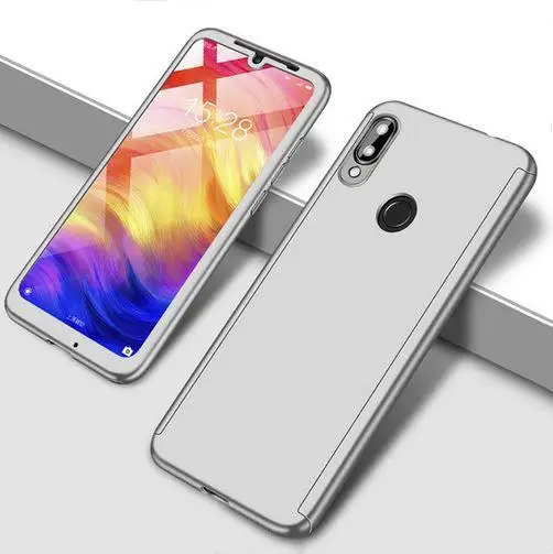 Роскошные 360 Полное покрытие противоударный чехол для Xiaomi CC9E 9X 9SE F1 Mi9 Mi8 Redmi K20Pro 4X 4XPro 6A 6PRO Note 7 6 5 F1 крышка с Стекло - Цвет: 4