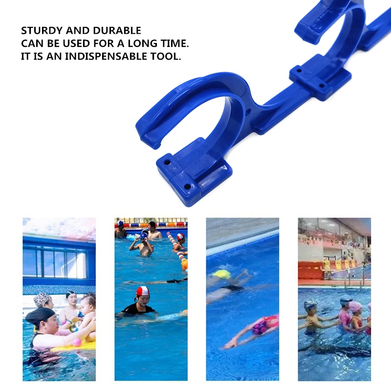 

2 шт. Пластик крюк для хранения на открытом воздухе вешалка плавания крюк бассейн инструмент для уборки сада стеллаж для выставки товаров мн...