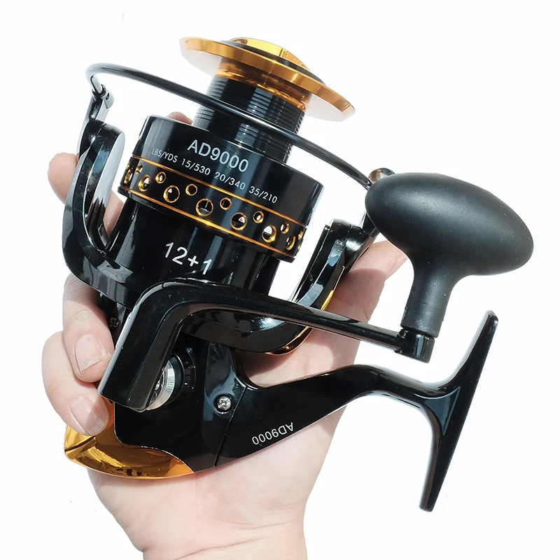 Рыболовная катушка спиннинговая металлический основной корпус 13