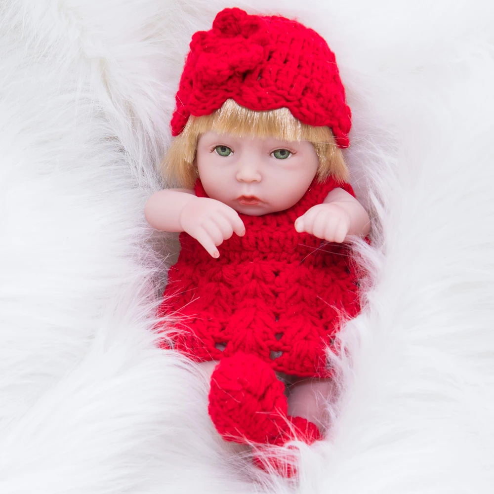 25 см мини младенец Bebe Reborn куклы реалистичные 10 &quotреалистичные полностью