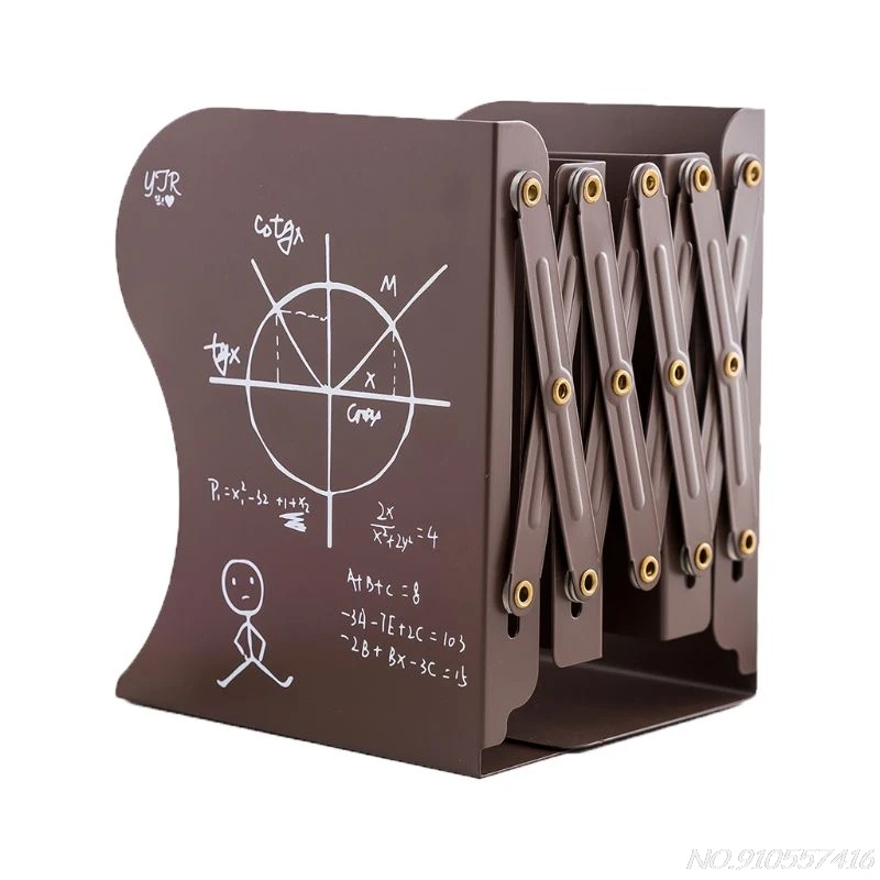 

Metal Retractable Bookends Support Stand Holder Shelf Adjustable Bookrack School Office Supplies N20 20 Dropshipping