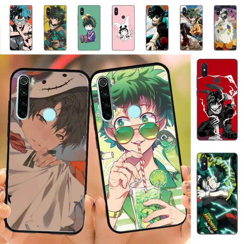 

Yinuoda Deku Izuku Midoriya My Hero Academia Phone Case for Redmi Note 8 7 9 4 6 pro max T X 5A 3 10 lite pro