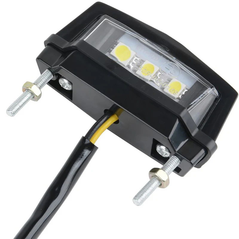 

Nieuwe 12V Motorfiets Kenteken Led Licht Waterdicht Motorfiets License Licht LED