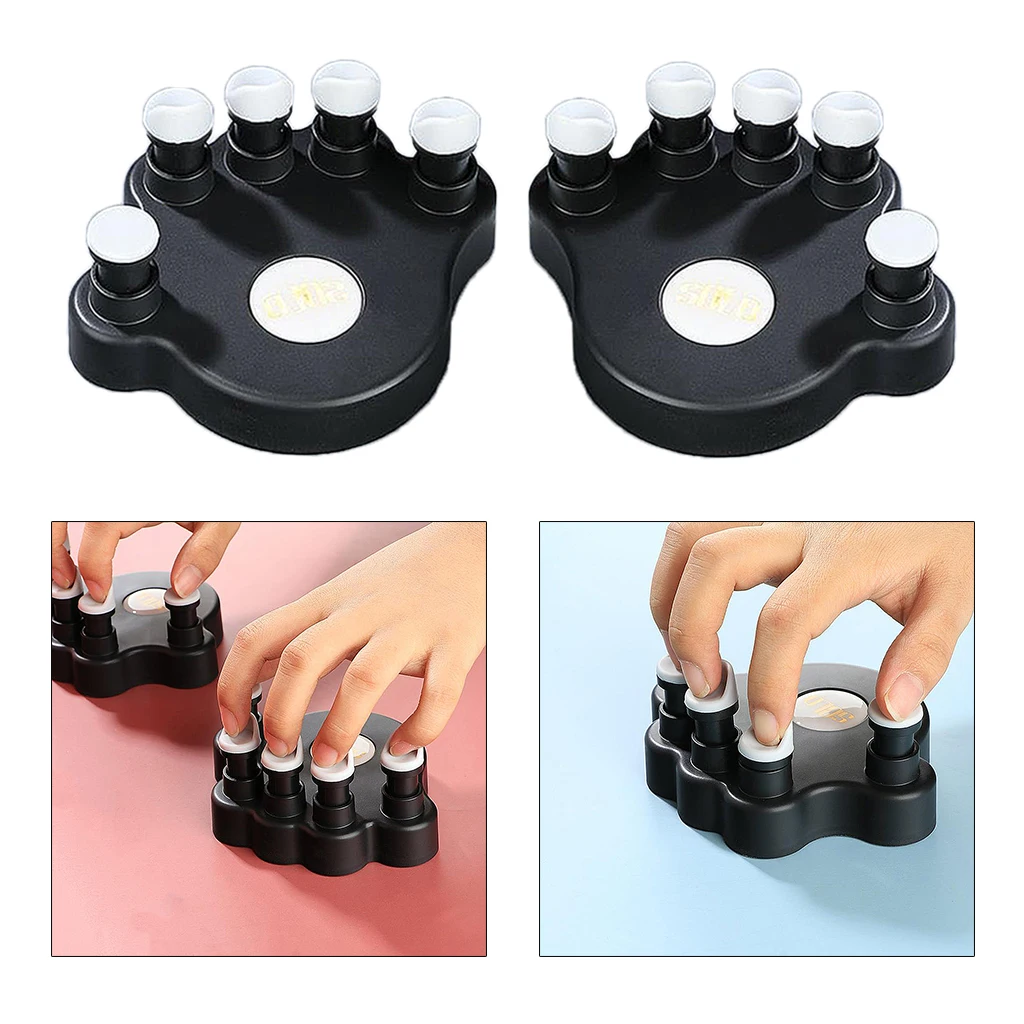 

Portable Finger Extensor Exerciser Piano Trainer Round Keys Finger Training