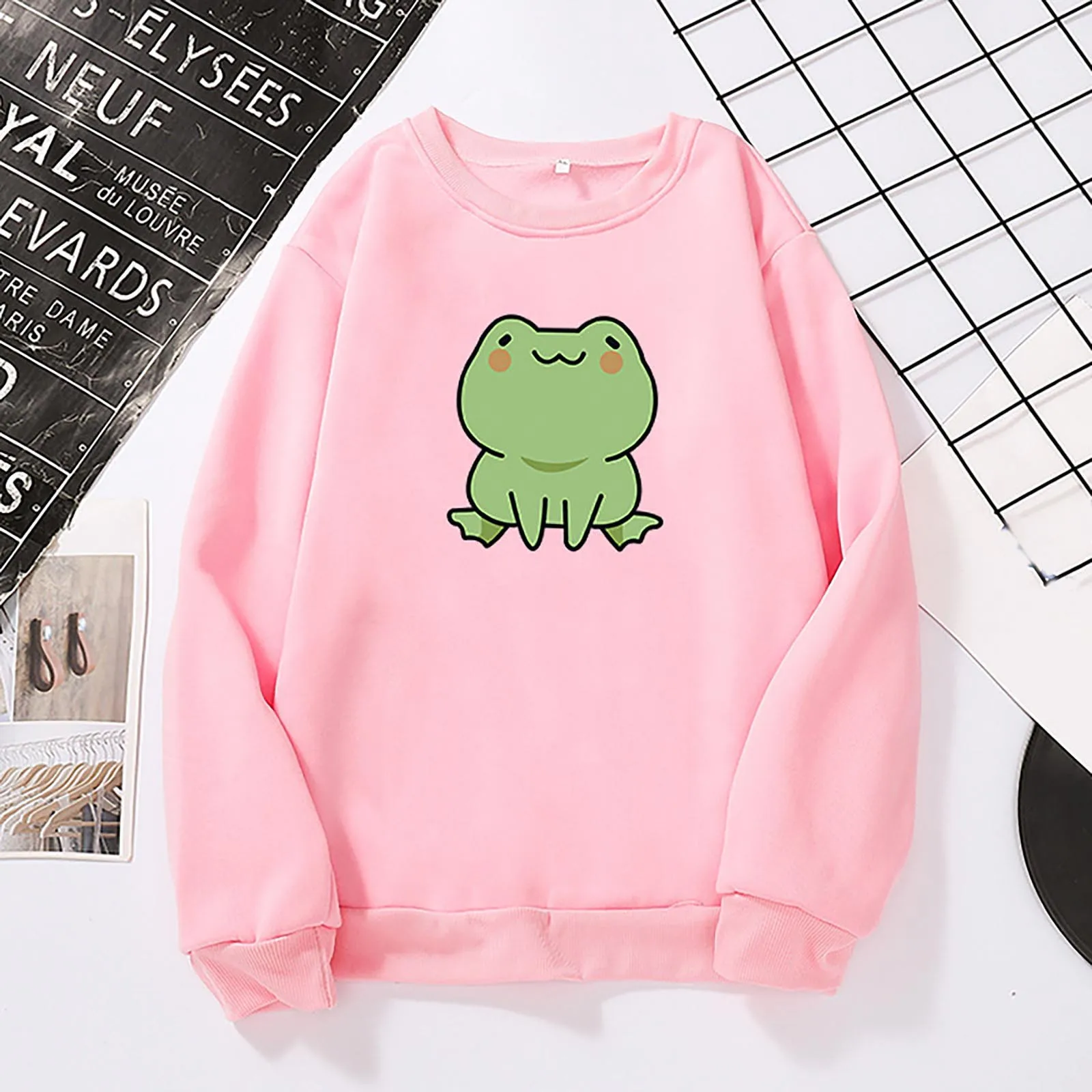 

Hoodies Women's Unisex Autumn Winter Women Long Sleeve Cute Animal Print Sweatershirt Loose Sweatshirt Hoodies For Women Female