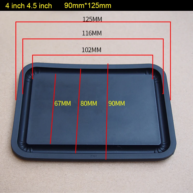2 шт. 1 6 дюймовый бас диафрагма радиатор низкочастотный резиновый квадратный