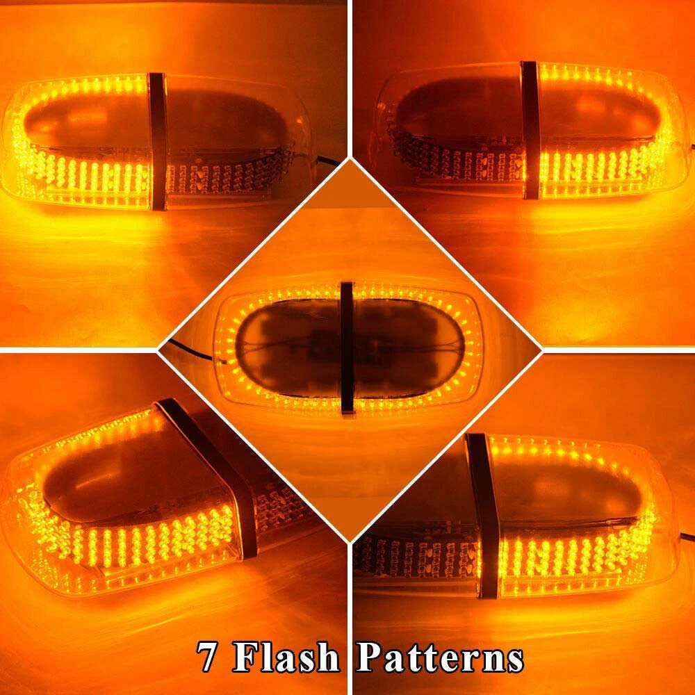 

Castaleca 1X 240 LED Roof Top Strobe Police Light Truck Car Vehicle Emergency Hazard Warning Beacon Snow Plow Safety Flash Lamp