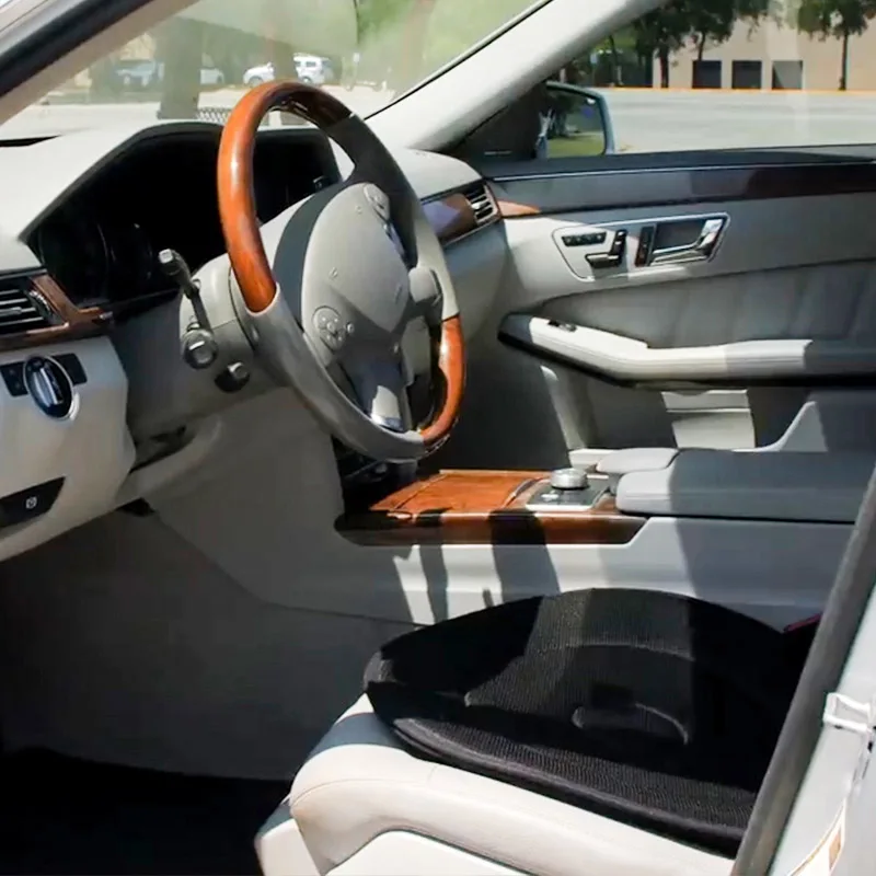 Вращающаяся Поворотная на 360 градусов подушка для автомобильного сиденья, противоскользящая легкая мягкая подушка для сиденья