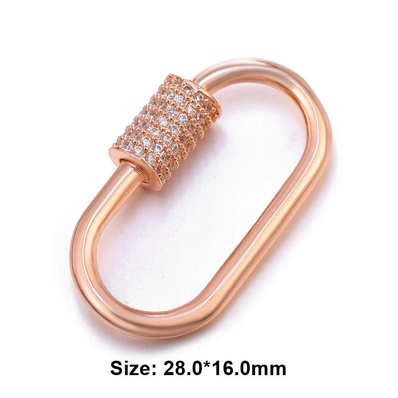Rose Gold Juya DIY застежки для ювелирных изделий, принадлежности, Застежка ручной работы, застежка для лобстера, аксессуары для роскошного рукоделия, бисероплетение, изготовление ювелирных изделий - Цвет: Rose Gold