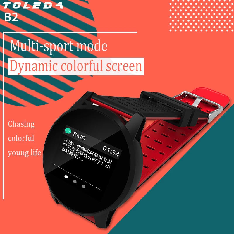Спортивные умные часы IP67 водонепроницаемые фитнес с Bluetooth подключением системой