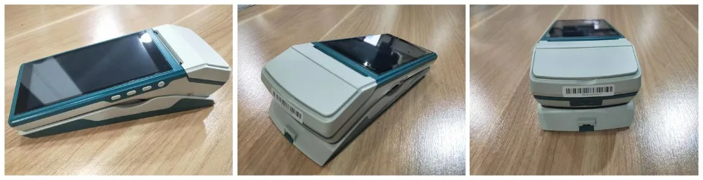 Портативный Android Мини POS терминал Wi-Fi Bluetooth принтер qr-код сканер Все в один раз Android POS Биллинговая машина