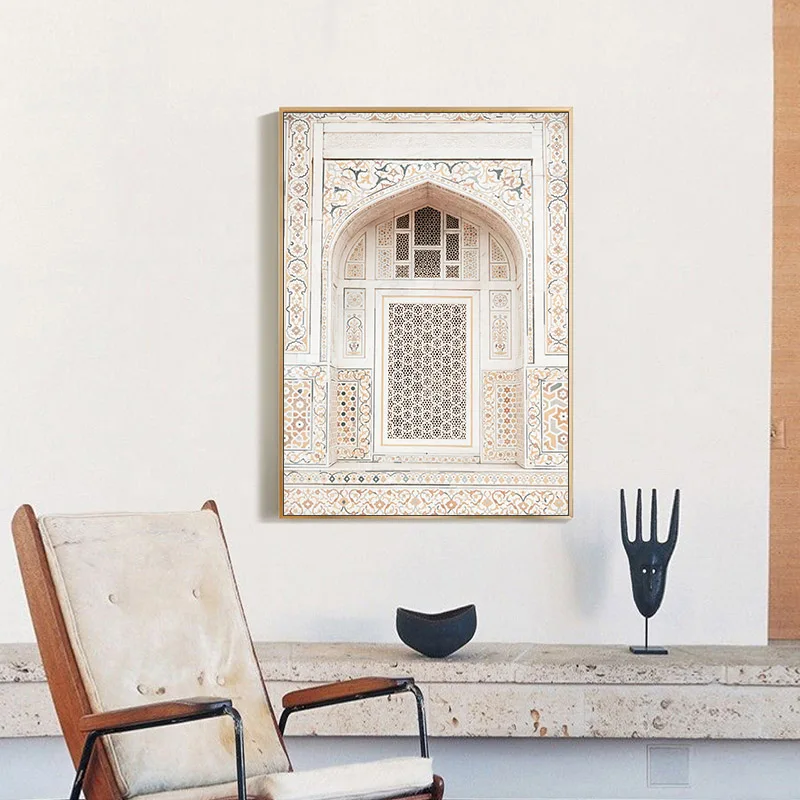 Богемная Арка винтажный постер пустынный пейзаж холст художественный принт