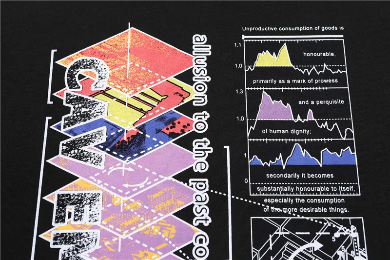 

2021 summer men's and women's fashion high-quality round neck cotton printed geometric color drawn logo short-sleeved t-shirt