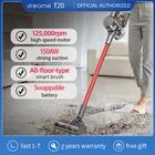 Ручной беспроводной пылесос Dreame T20, интеллектуальная щетка для всех поверхностей, 25 кПа, пылесборник, аспиратор для пола, ковра