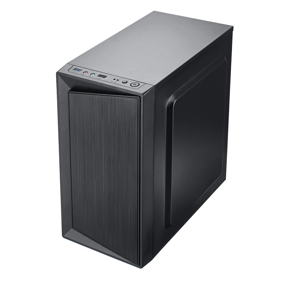 Черный мини чехол с полной боковой вентиляцией и охлаждением для ПК RGB светильник