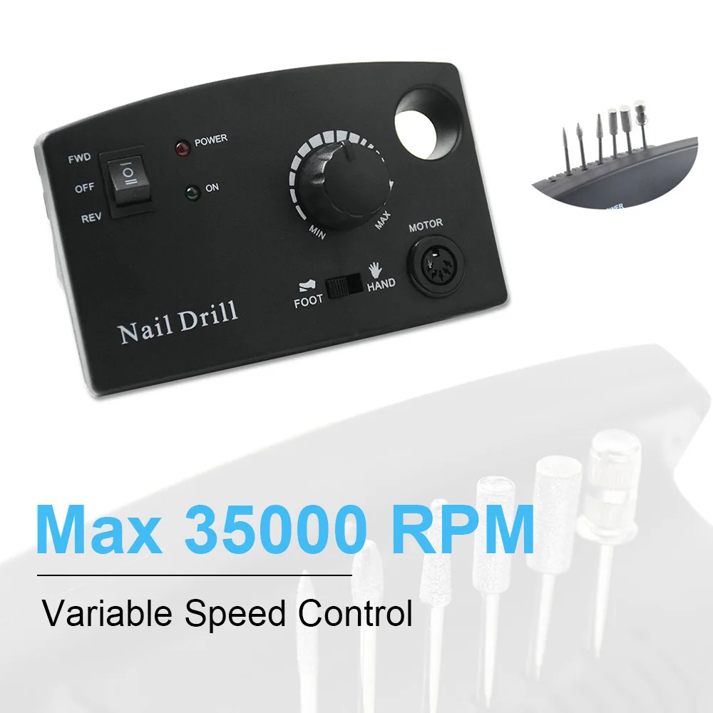 35000 об/мин маникюрный станок дрель для ногтей машина маникюра педикюра