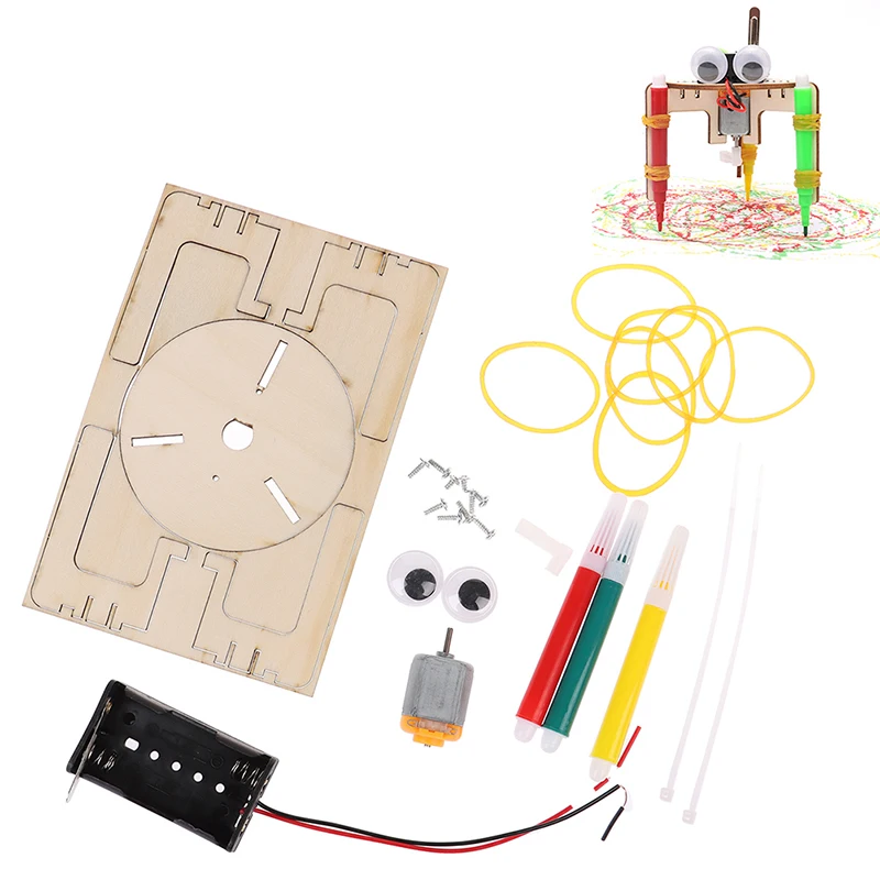 Раннее Обучение DIY каракули робот технологии обучающие игрушки для детей