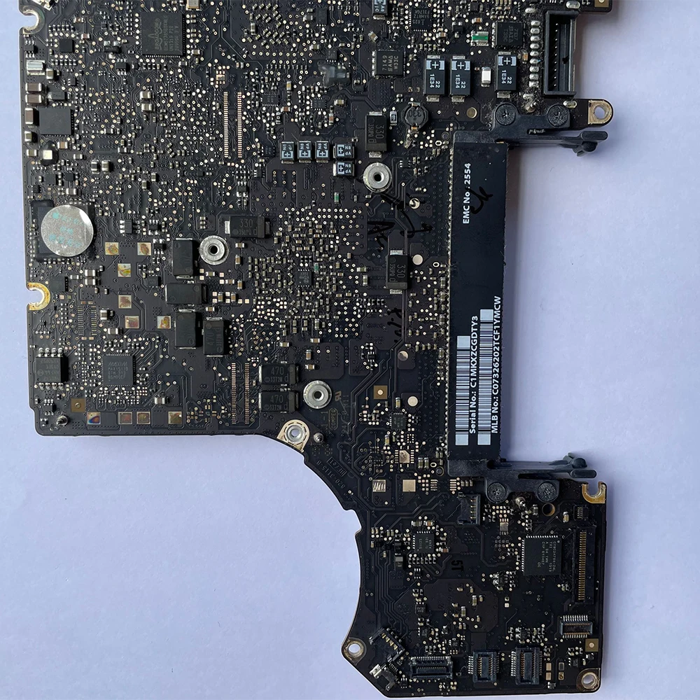 Оригинальная материнская плата i5 2,5 ГГц i7 2,9 ГГц для Macbook Pro 13" A1278 Logic Board EMC 2554 820-3115-B Mid 2012 MD101 MD102