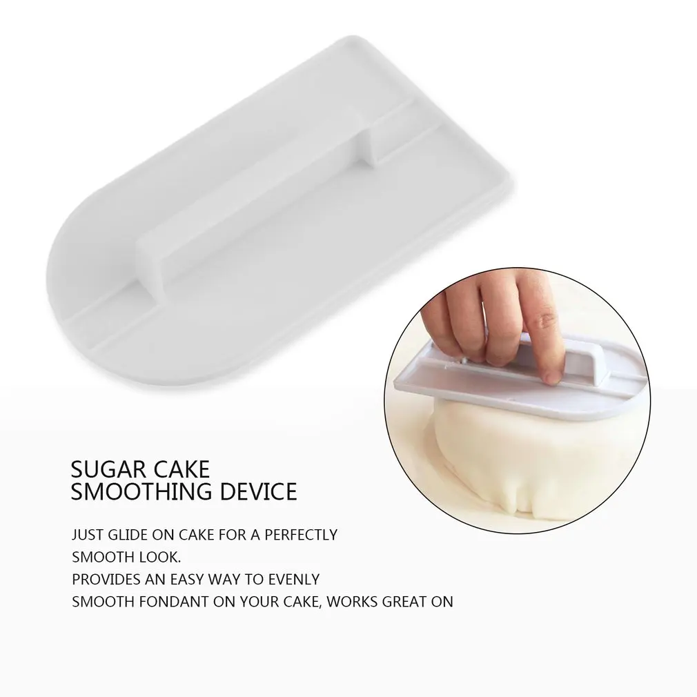Пластиковый торт более гладкий полировщик инструменты резак украшения помадки