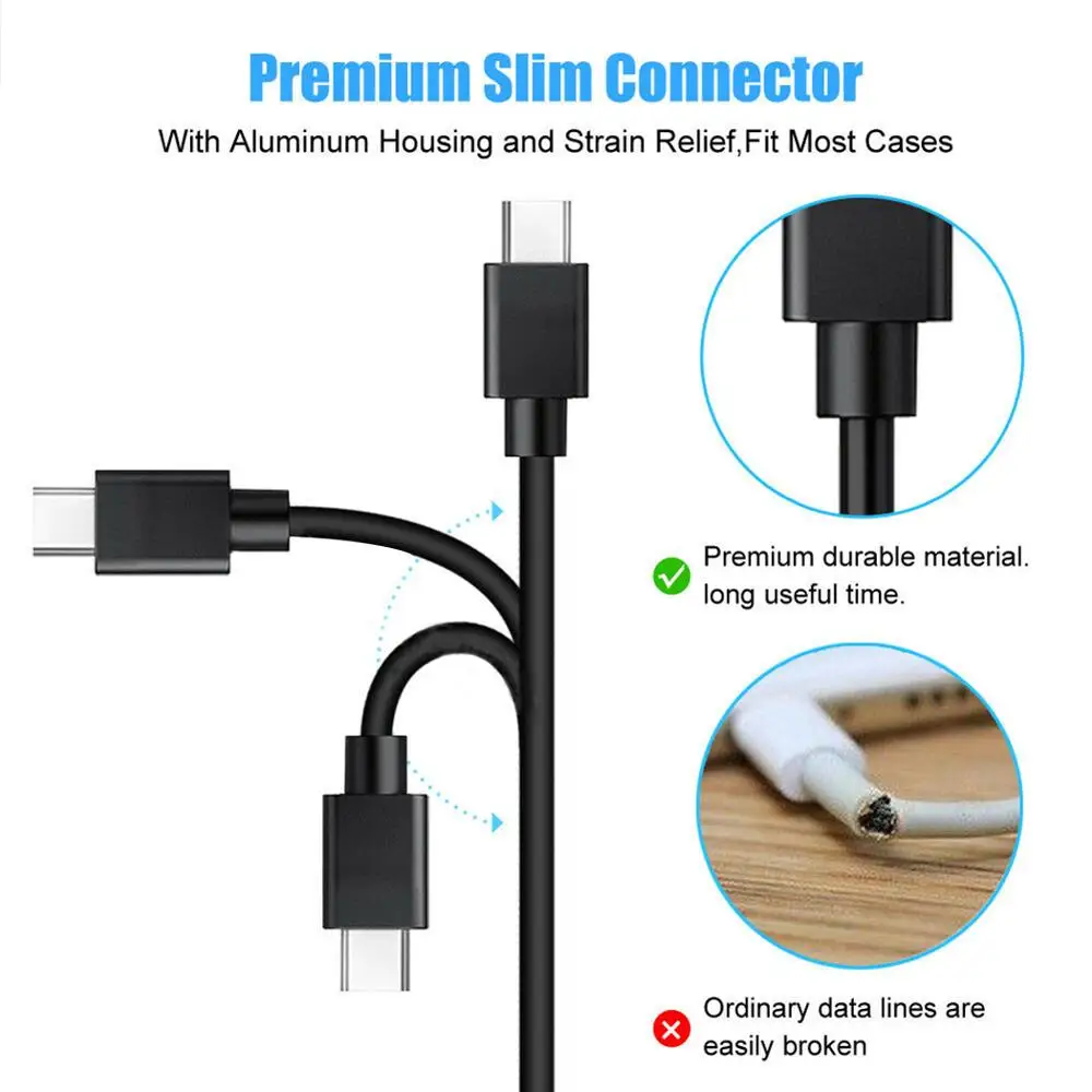 Кабель USB Type-C для Samsung S9 S8 быстрая зарядка стандартный зарядный провод C кабель Xiaomi