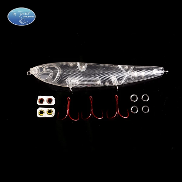 Unpainted CF приманка плавающий карандаш Topwater приманка для рыбалки карандаш Рывок Приманка 155 мм 42 г - Цвет: Unpainted