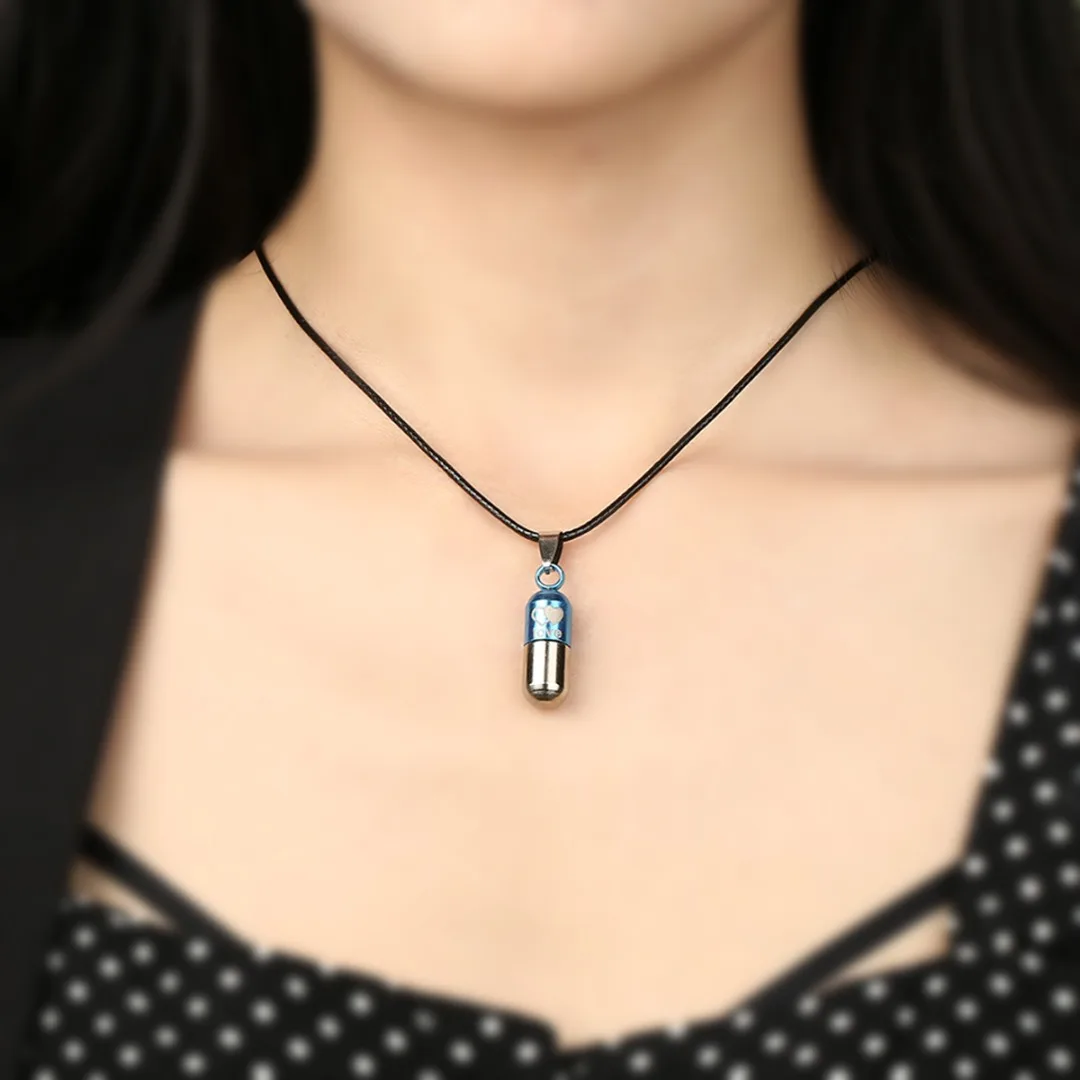 Shellhard пепельница Keepsake Neckalces винтажная металлическая урна Кремация любовь кулон в форме таблетки ожерелье для мужчин женщин ювелирные изделия