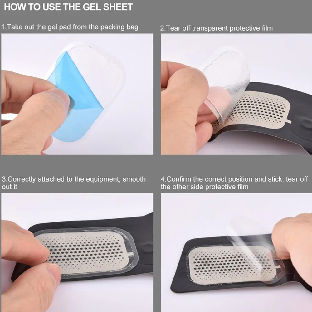 

Gel Pads for EMS Abdominal ABS Trainer Weight Loss Hip Muscle Stimulator Exerciser Replacement Massager Gel Patch