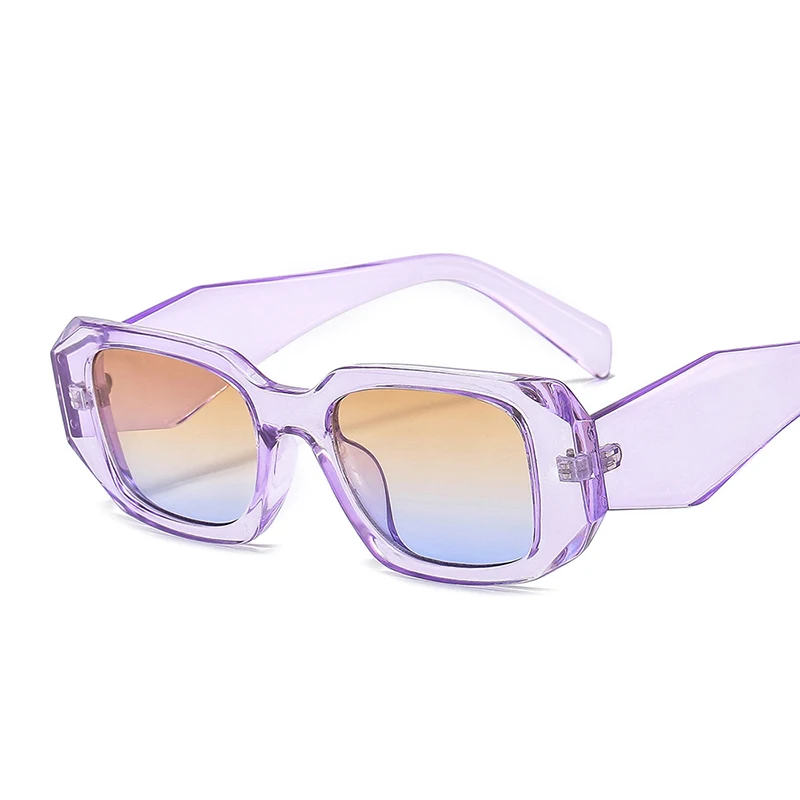 

2021 модные маленькие прямоугольные Солнцезащитные очки женские Ретро брендовые дизайнерские очки с широкими дужками Оттенки UV400 Мужские кв...