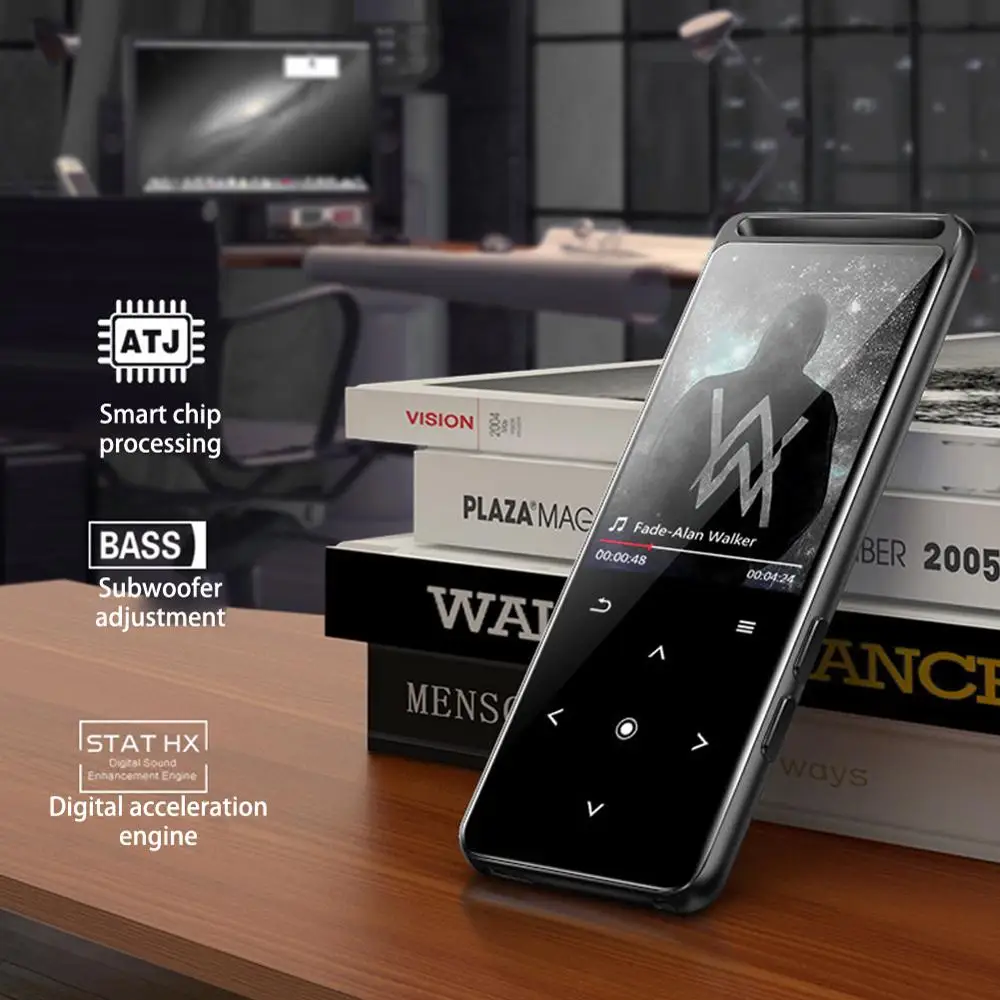 Mp3 плеер M6 Bluetooth 5 0 без потерь 16 ГБ Hi Fi Портативный аудиоплеер с FM радио электронной