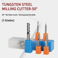 cutting hrc50 3 flute 1mm 2mm 3 5mm 5mm 8mm 10mm 12mm 20mm 50l 150l alloy carbide milling tungsten steel milling cutter end mill