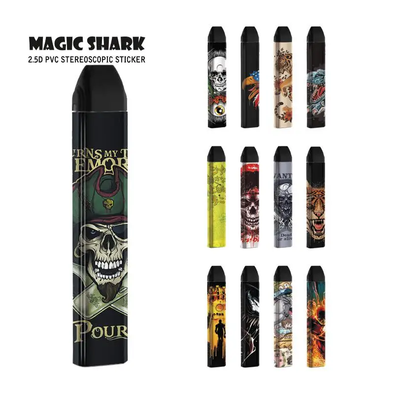 Волшебная Акула торото вспышка человек Череп пират динозавр тигр чехол кожаный