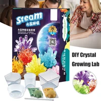 diy crystal planting experiment crystal growth interesting scientific experiment interactive childrens educational toys gift