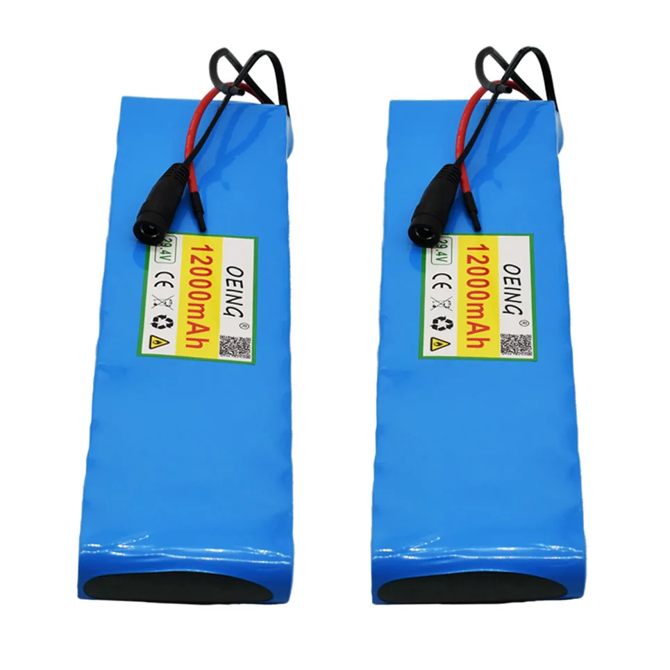 

NEWEST 12Ah 7S2P 18650 li-ion Rechargeable battery pack 29.4v12000mAh electric bicycle moped Balancing scooter