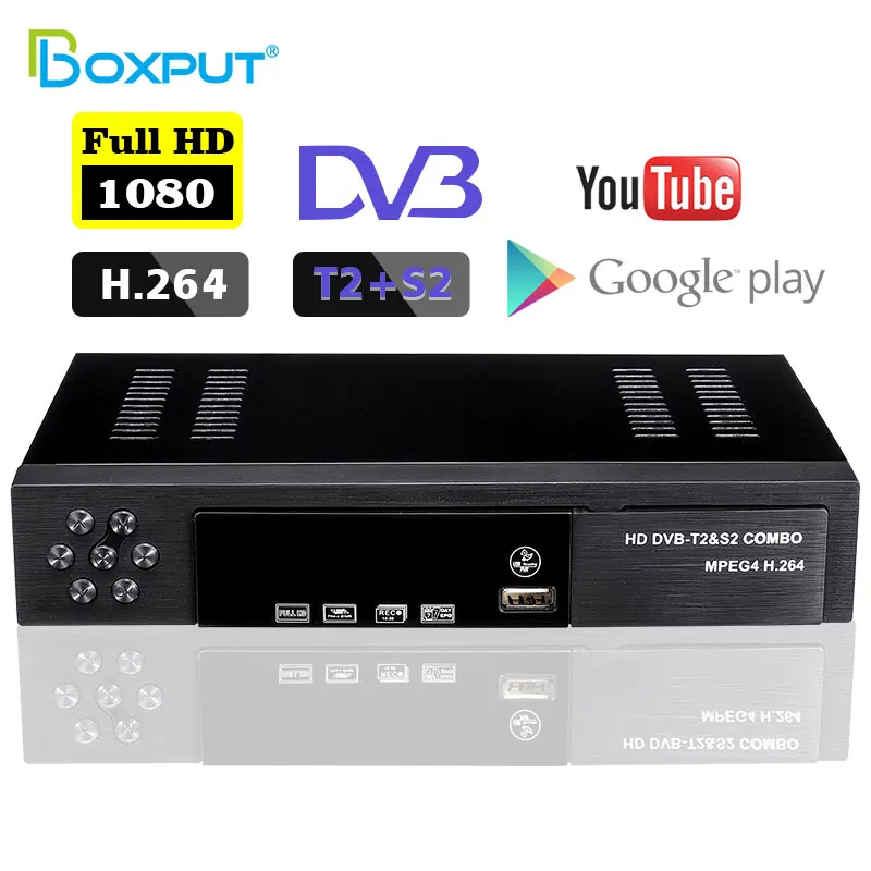 DVB T2 S2 комбинированный цифровой Full HD спутниковый ресивер Поддержка Dolby IPTV PVR YouTube