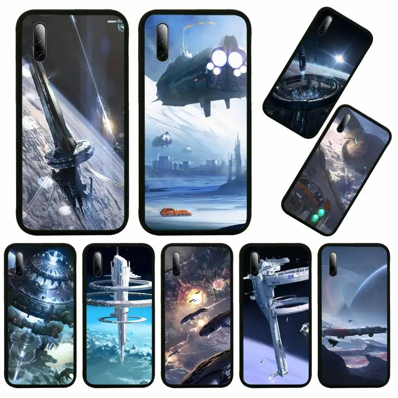 

Stars Spaceship Wars Phone Case For Huawei Honor View V 5 7 8 9 10 20 30 X S Play Lite Pro Cover