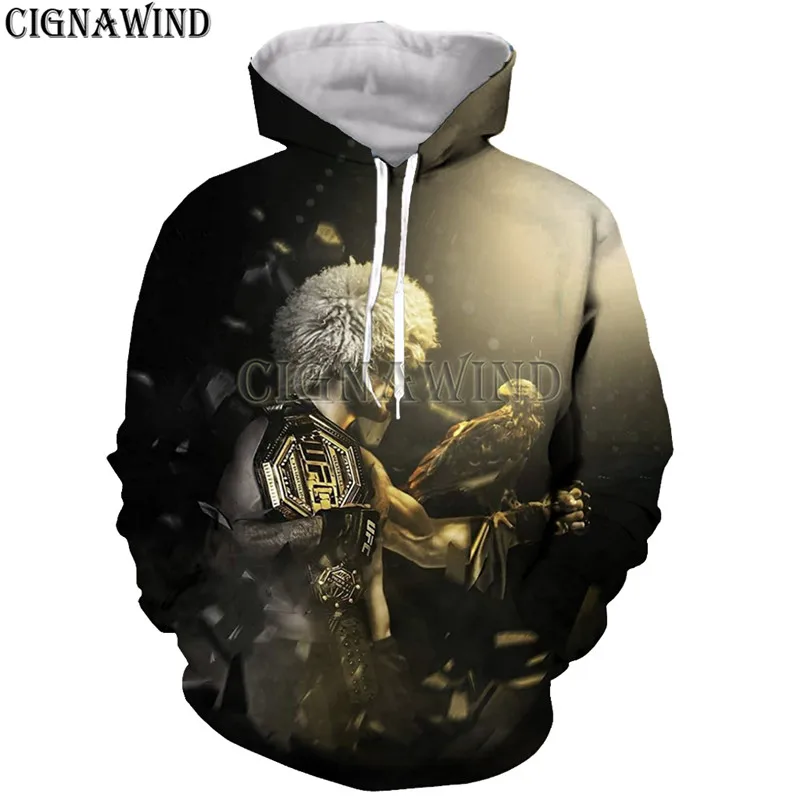 Новая крутая Толстовка для мужчин и женщин khabib nurmagomedov/conor mcgregor толстовки с 3D