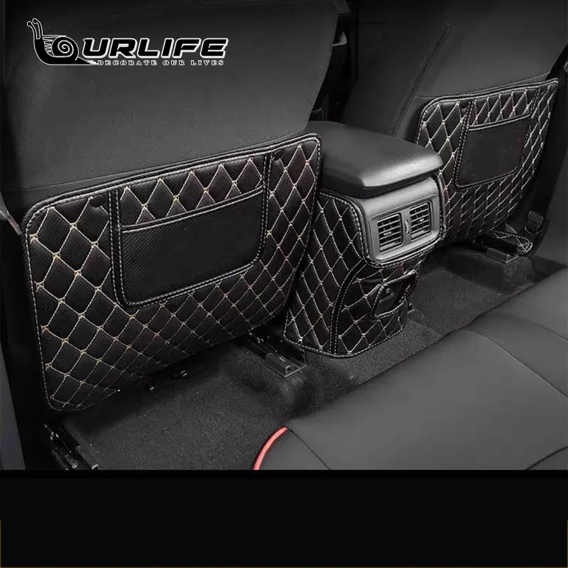 

Заднее сиденье автомобиля, противоударный коврик для Toyota RAV4 XA50 5th 2020 2021 2022 2023 2024, заднее сиденье, противоударный кожаный коврик, аксессуары