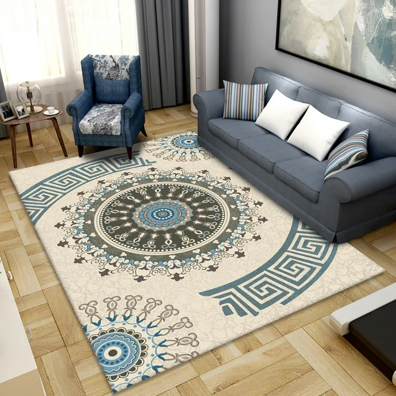 Минималистичный ковер в скандинавском стиле для спальни домашний с принтом