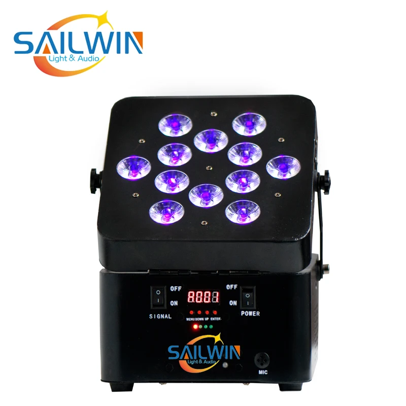 (Комплект из 4) беспроводной DMX светодиодный просветильник Тор 6-в-1 RGBAW UV Freedoom на