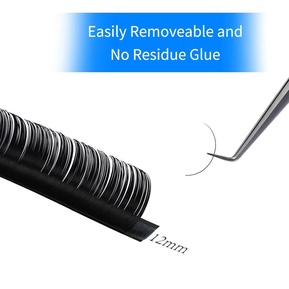 16 рядов отдельных ресниц Профессиональные ресницы для наращивания