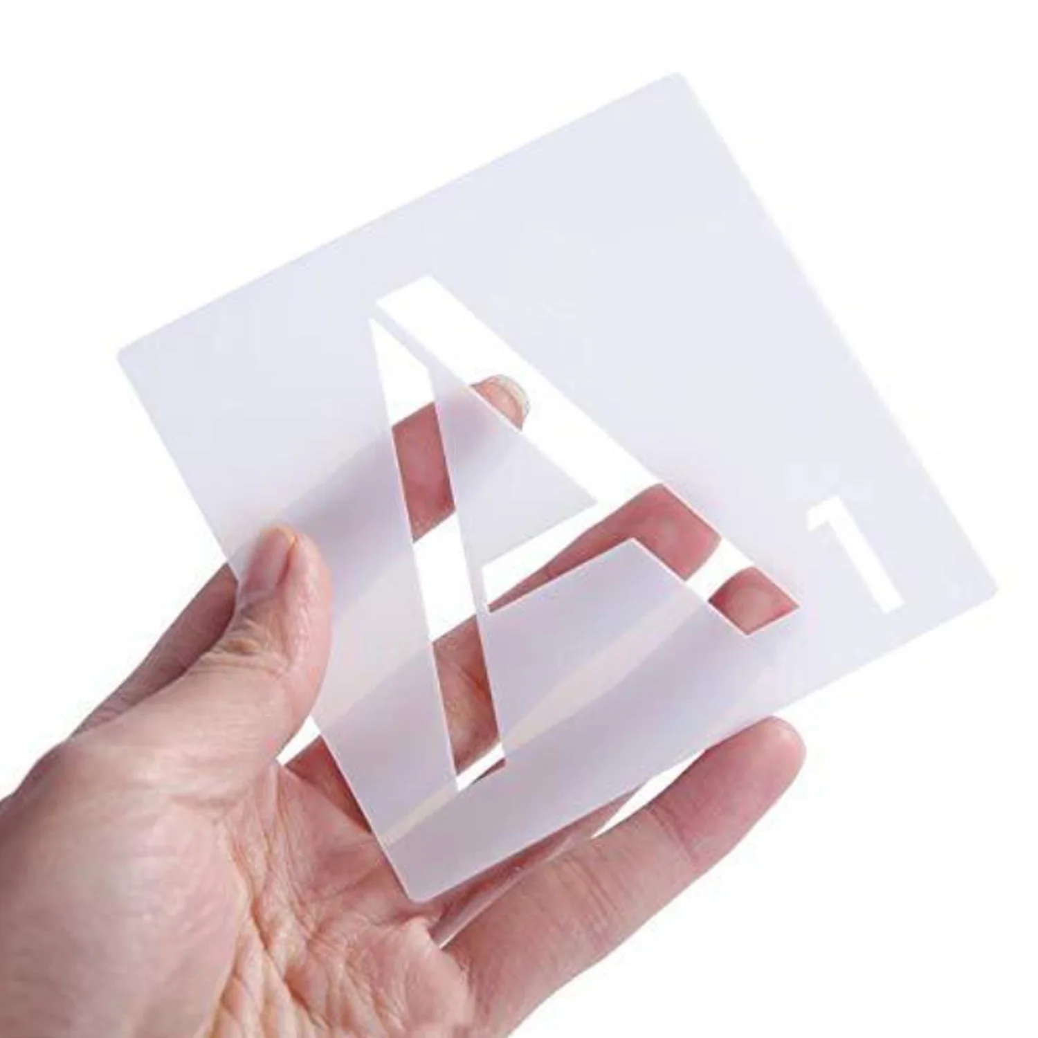 26PCS Reusable Scrabble Letters Alphabets Stencils Drawing Painting Templates for DIY Craft Home Wall Decoration 4x4inch | Канцтовары