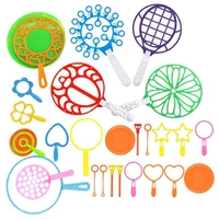91528pcs jumbo colorful bubble wand bubble blower toy set for kids summer outdoor fun for outdoor playtime party games